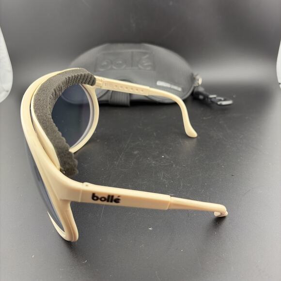 VTG Bolle CHRONO SHIELD 80's Ski Snow Glasses Chronoshield W Case and Extra Lens - Picture 2 of 11